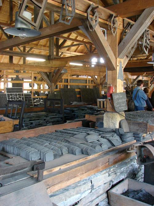 Schieferpark Lehesten: In der Spalthütte