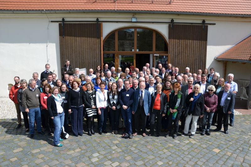 Die Teilnehmerinnen und Teilnehmer der Tagung GeoTop 2016 - Kultur.Wert.Stein (Foto: S. Wittwer)